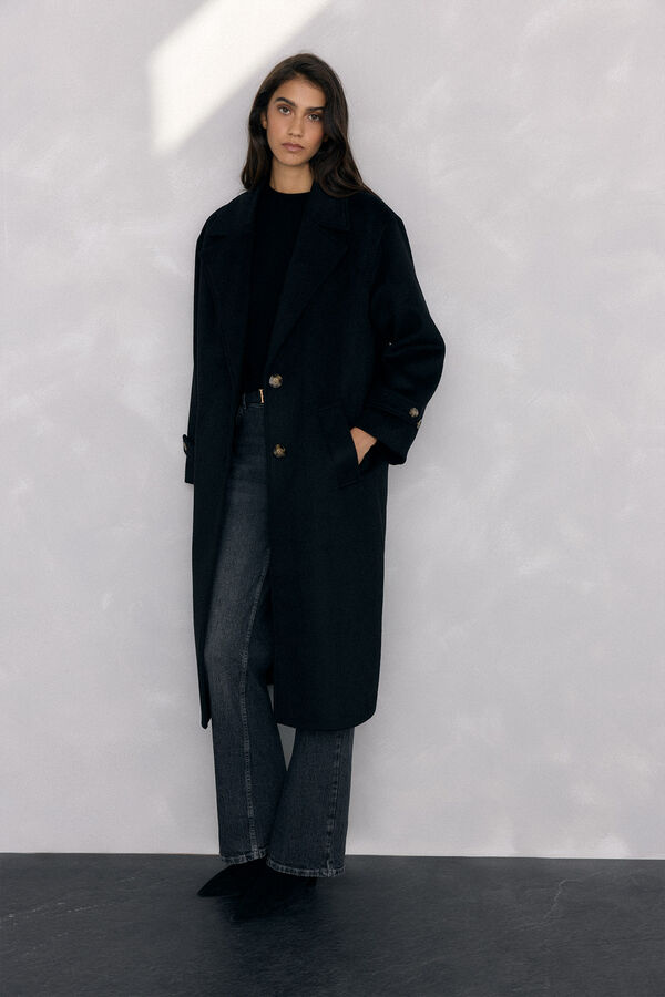Pedro del Hierro Coat and inner gilet Black