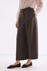 Pedro del Hierro Striped skort Brown