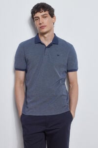 Pedro del Hierro Textured fabric polo shirt