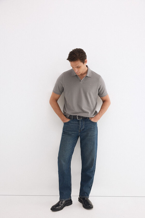 Pedro del Hierro Polo textura Gris