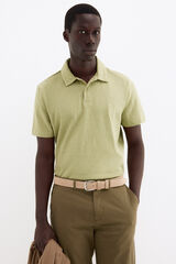 Pedro del Hierro Plain polo shirt Green