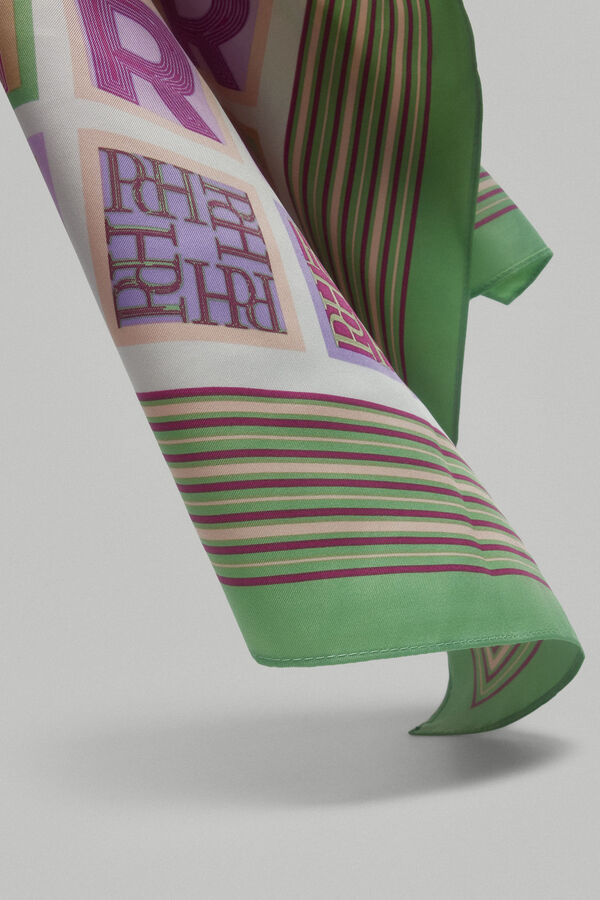 Pedro del Hierro Multicoloured logo shawl Several
