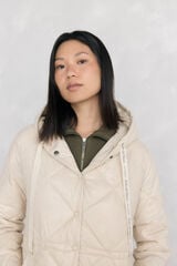 Pedro del Hierro Parka acolchoada capuz Ecru