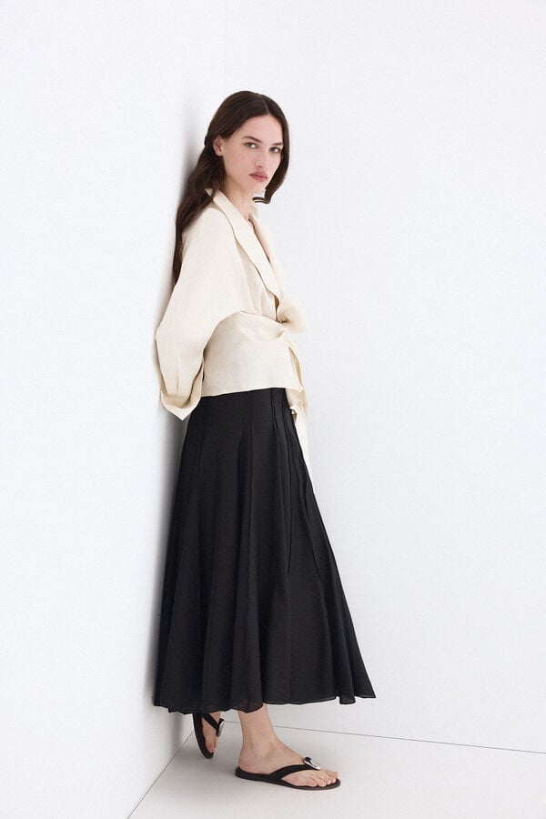 Pedro del Hierro Blazer com n&oacute; Ecru