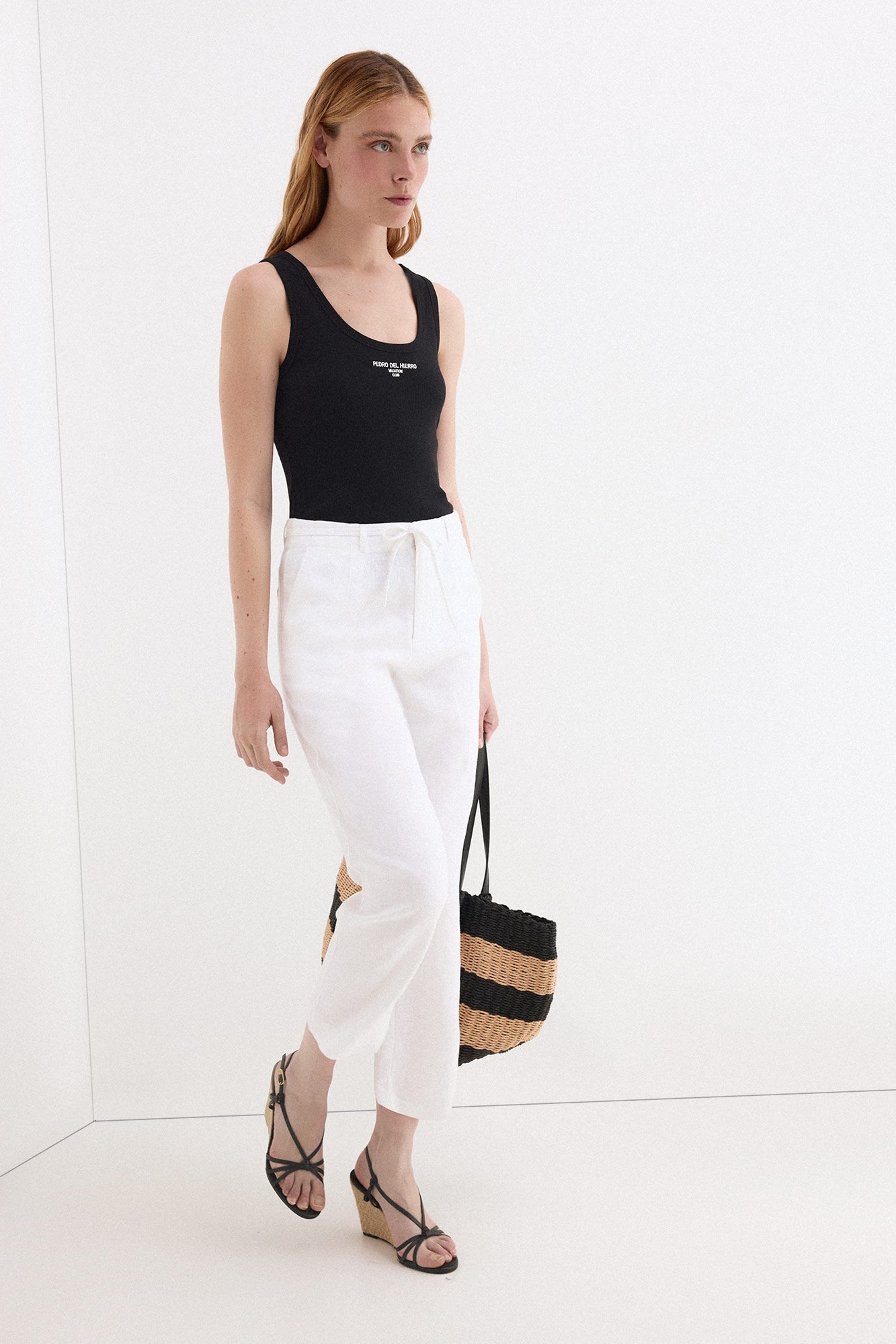 Pedro del Hierro Classic straight trousers