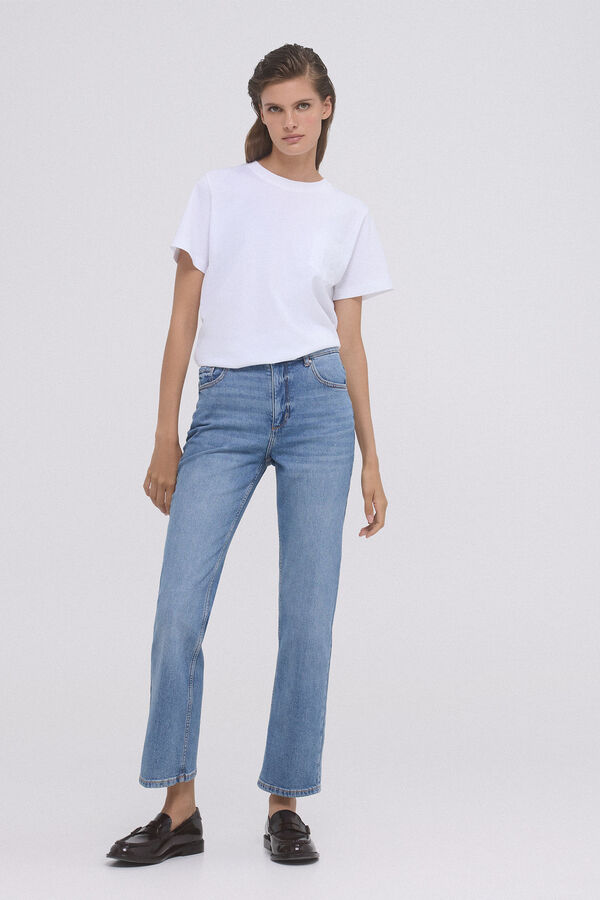 Pedro del Hierro Straight-fit jeans Blue