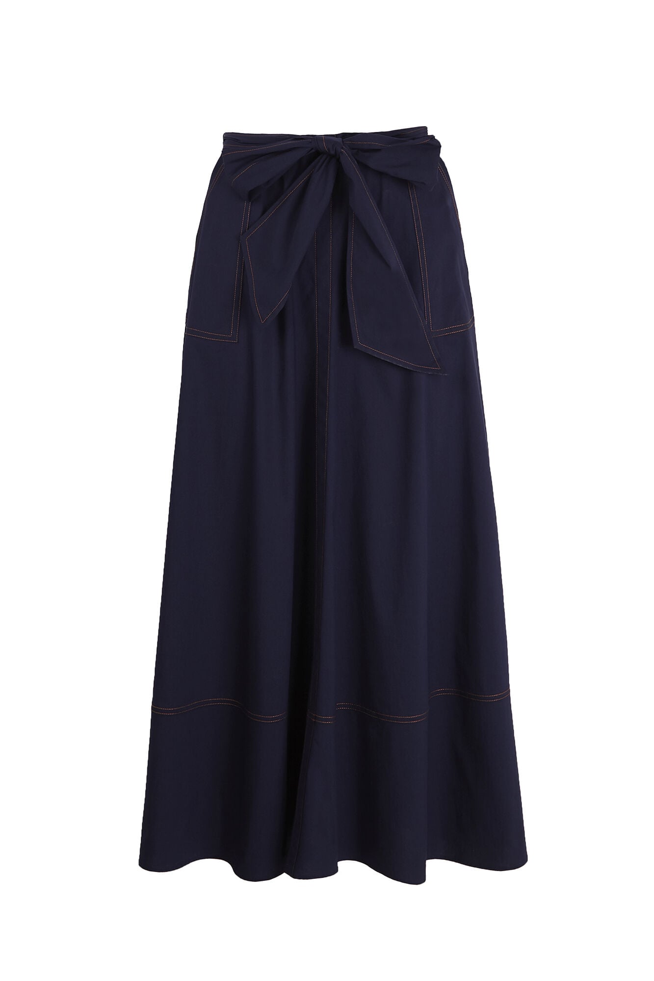 Pedro del Hierro Combined circular poplin skirt dress