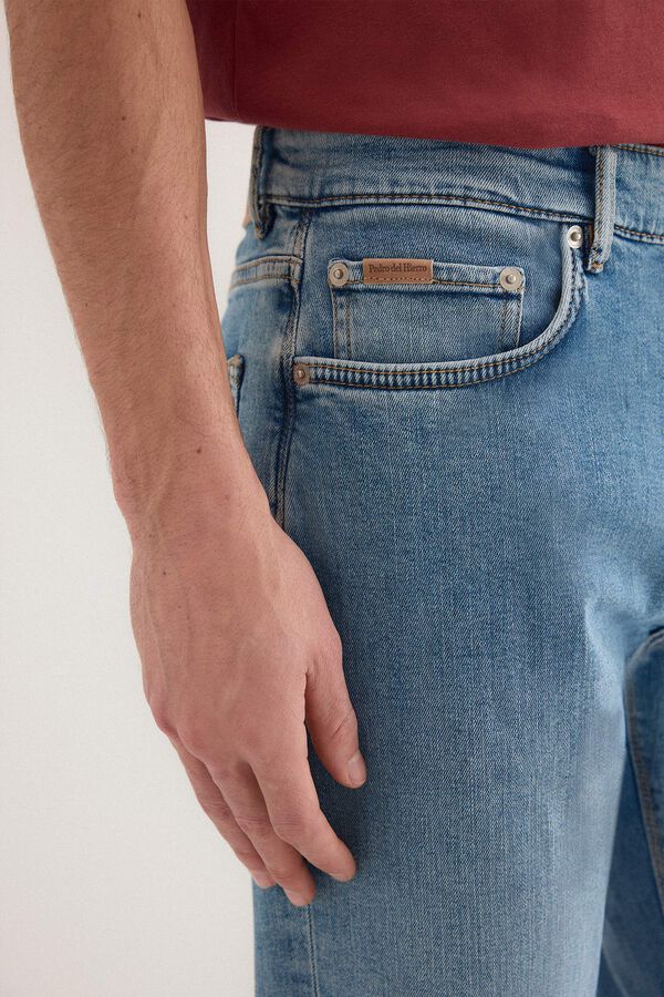 Pedro del Hierro Premium flex lightweight regular fit jeans Blue