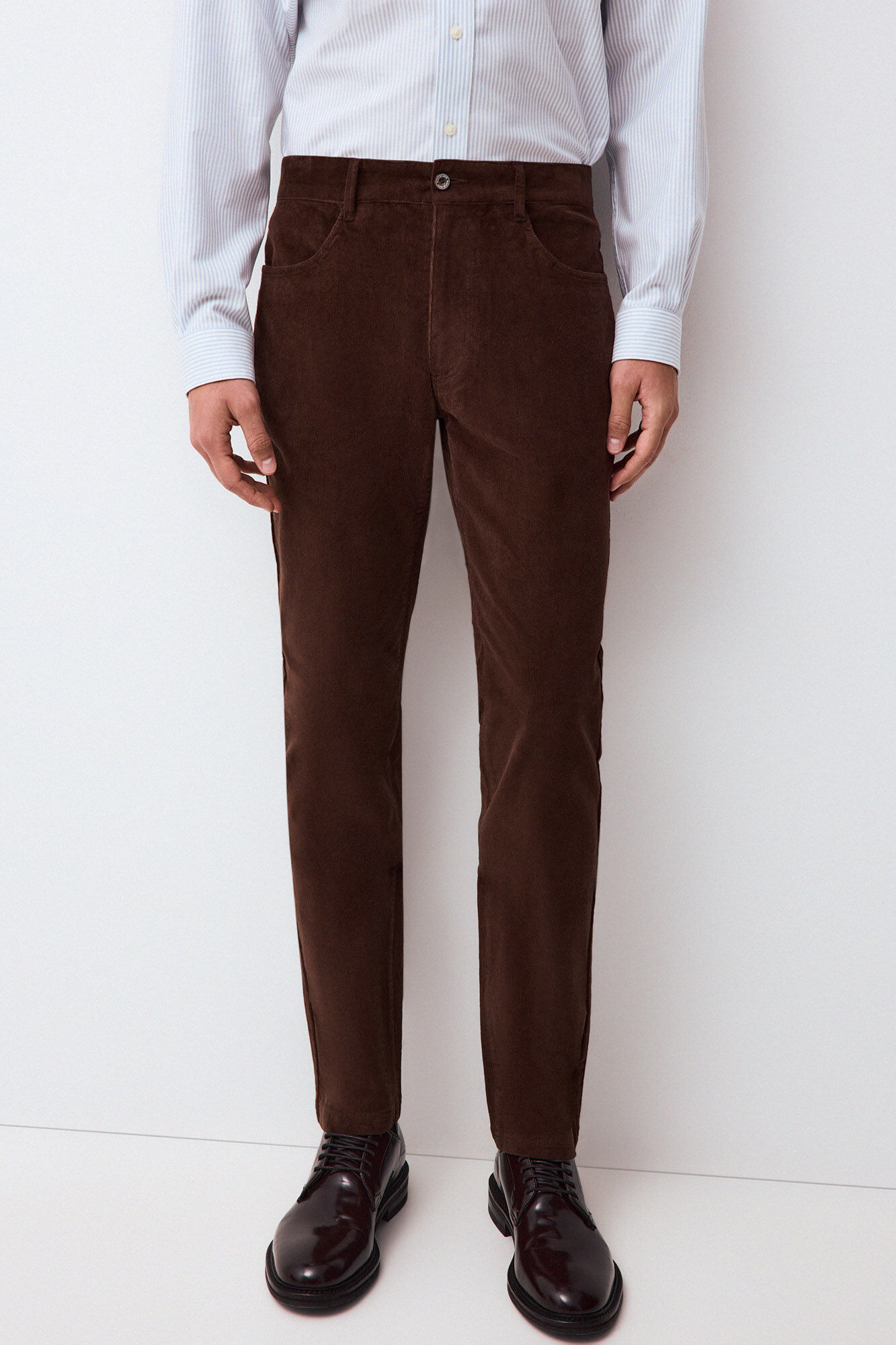 Pedro del Hierro Corduroy slim fit 5-pocket trousers