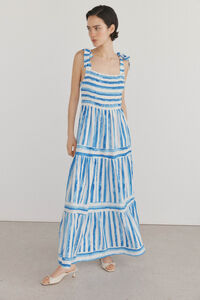 Pedro del Hierro Print straps dress