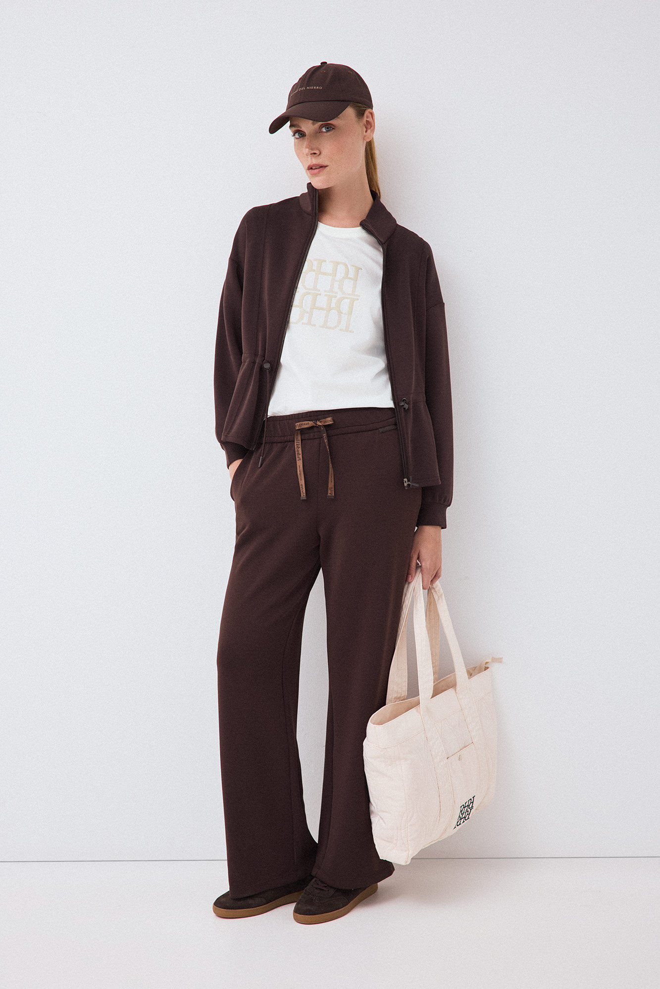 Pedro del Hierro Straight soft touch trousers