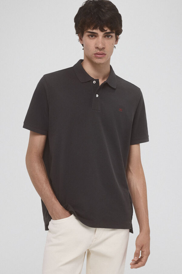 Pedro del Hierro Essential polo shirt  Grey