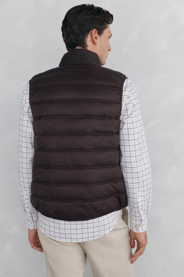 Pedro del Hierro Ultralight gilet  Brown