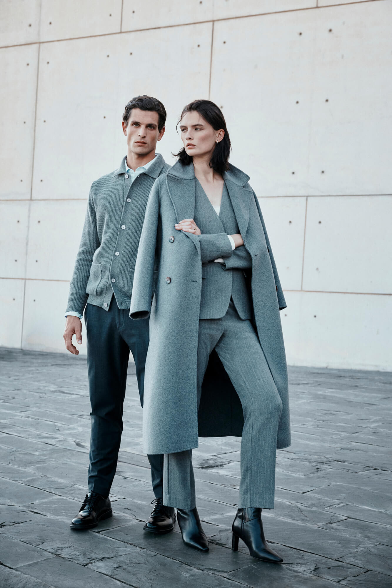 Pedro del Hierro Double-faced tailoring coat