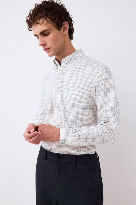 Camisa twill cuadros