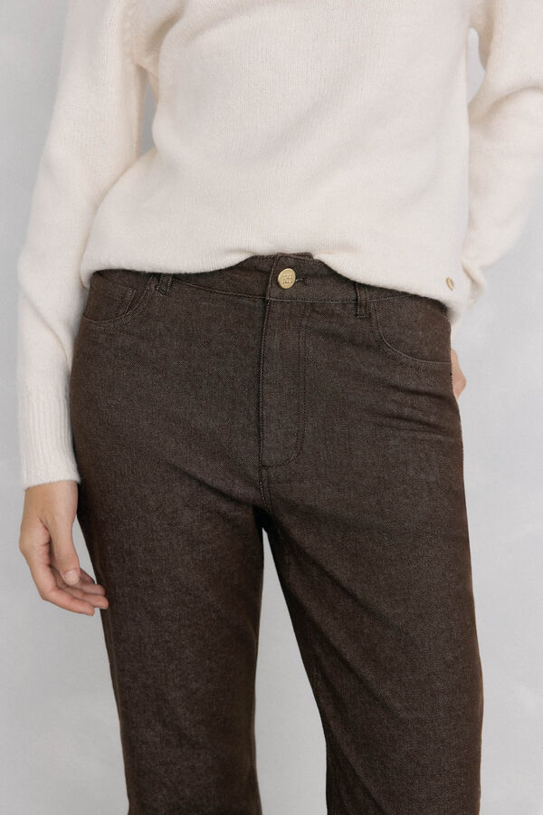Pedro del Hierro Jeans stove pipe basic Brown