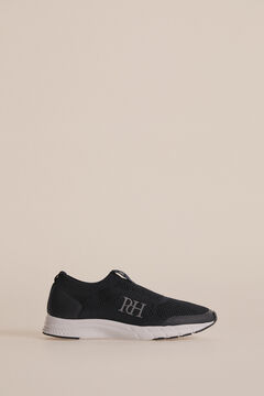 Pedro del Hierro Recycled fabric slip-on sneaker Blue