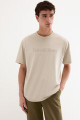 Pedro del Hierro Logo T-shirt Grey