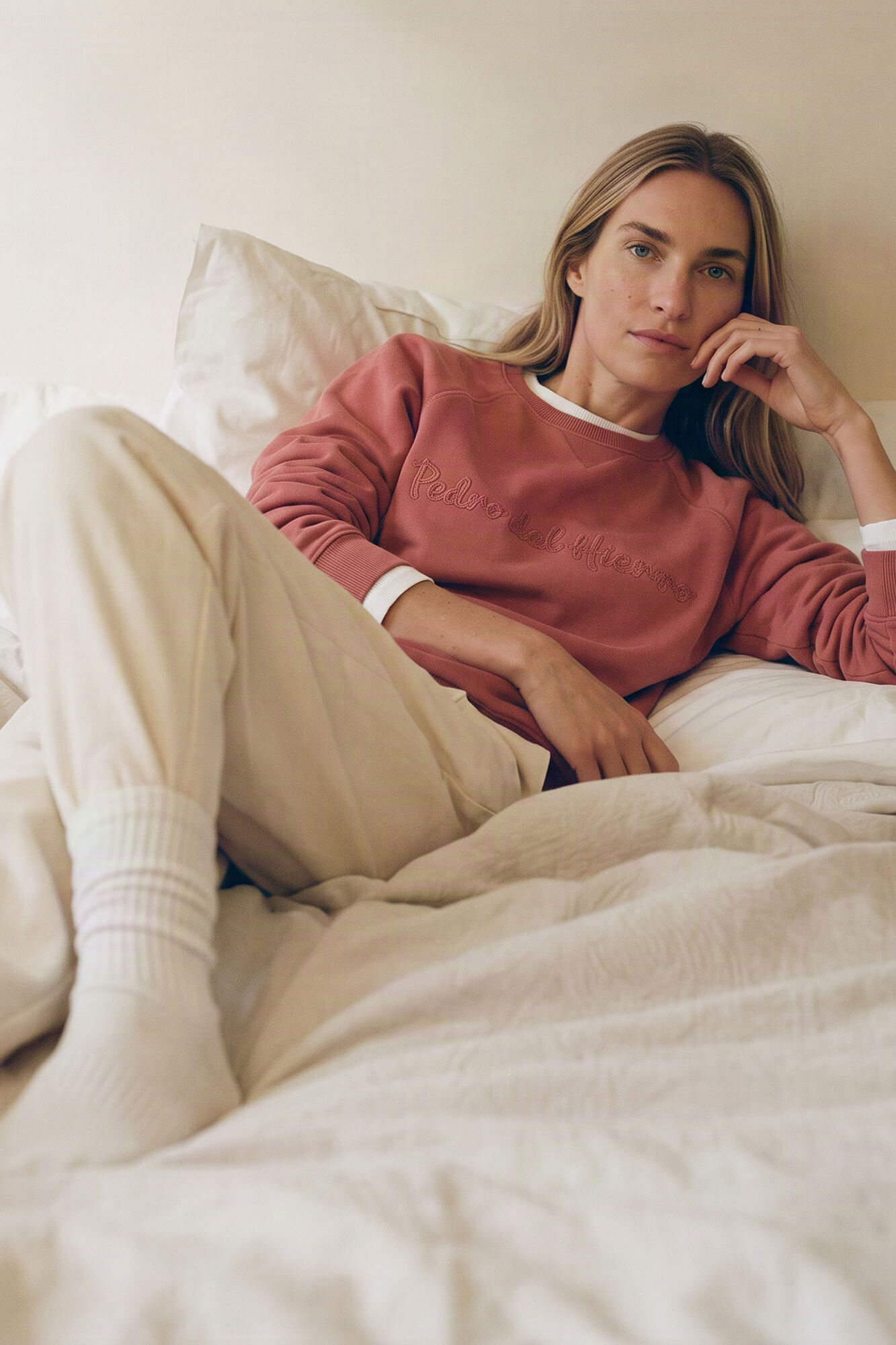 Pedro del Hierro Spanish cotton sweatshirt