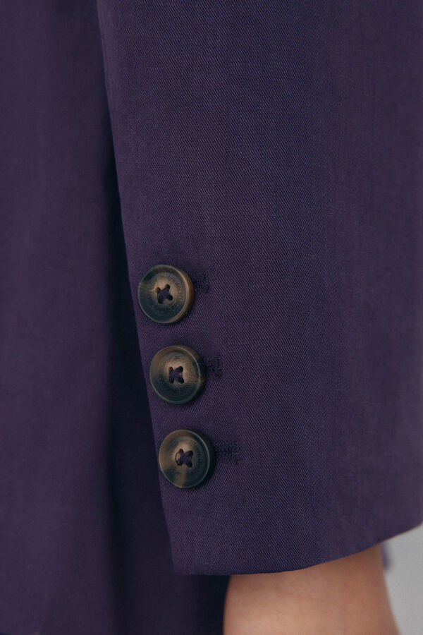Pedro del Hierro Purple regular fit blazer Purple