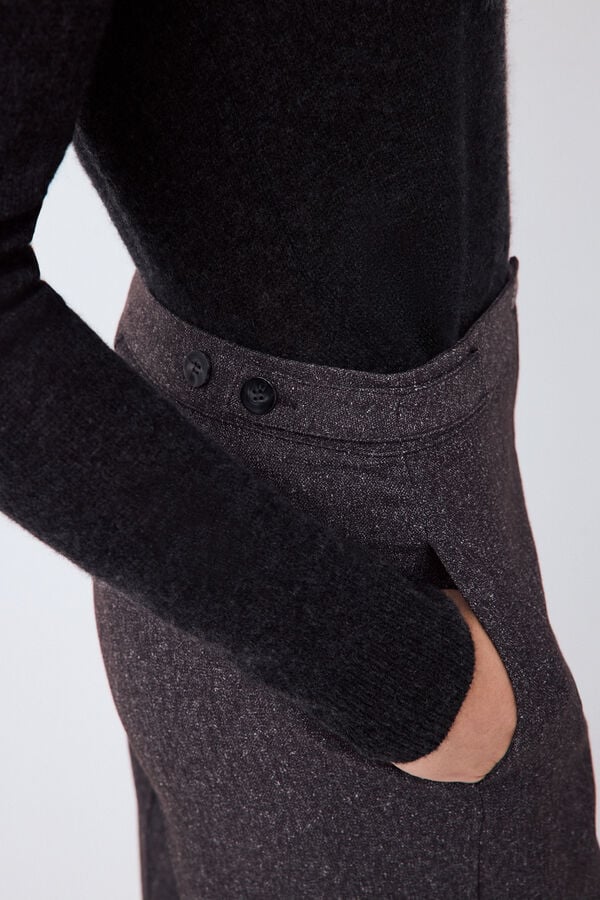 Pedro del Hierro Straight trousers Grey