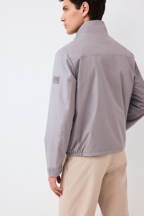 Pedro del Hierro Lightweight technical jacket Grey