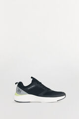 Pedro del Hierro Fabric lace-up trainer Black