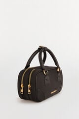 Pedro del Hierro Nylon crossbody bag with zippers Black