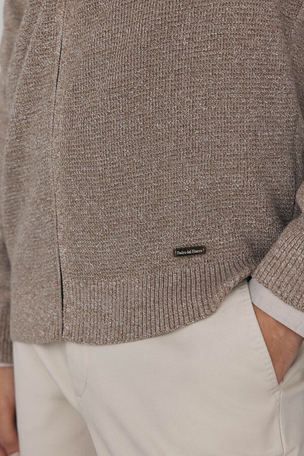 Pedro del Hierro Twisted zip zip fastening Beige