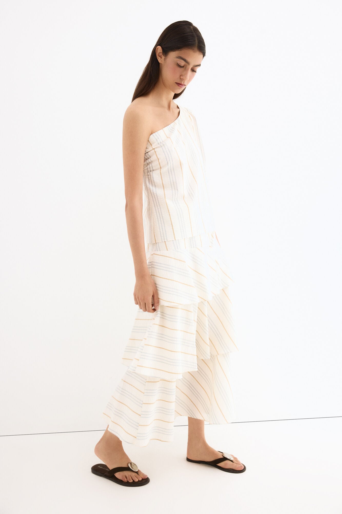 Pedro del Hierro Long tiered skirt