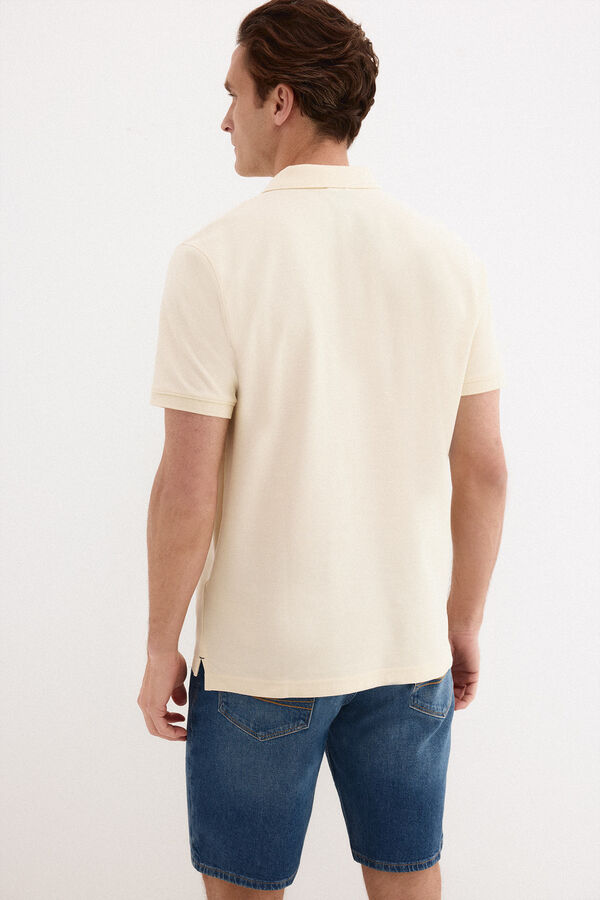 Pedro del Hierro Polo b&aacute;sico piqu&eacute; Amarillo