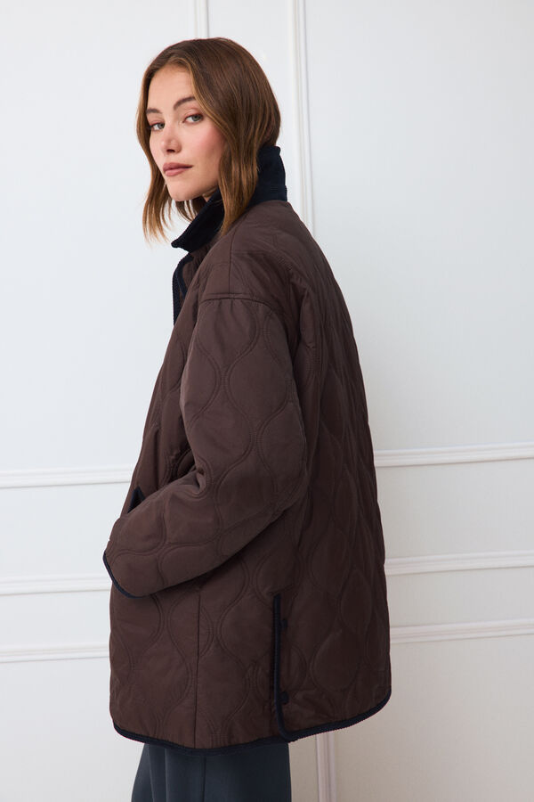 TFP by Tamara Falc&oacute; Puffer parka Brown