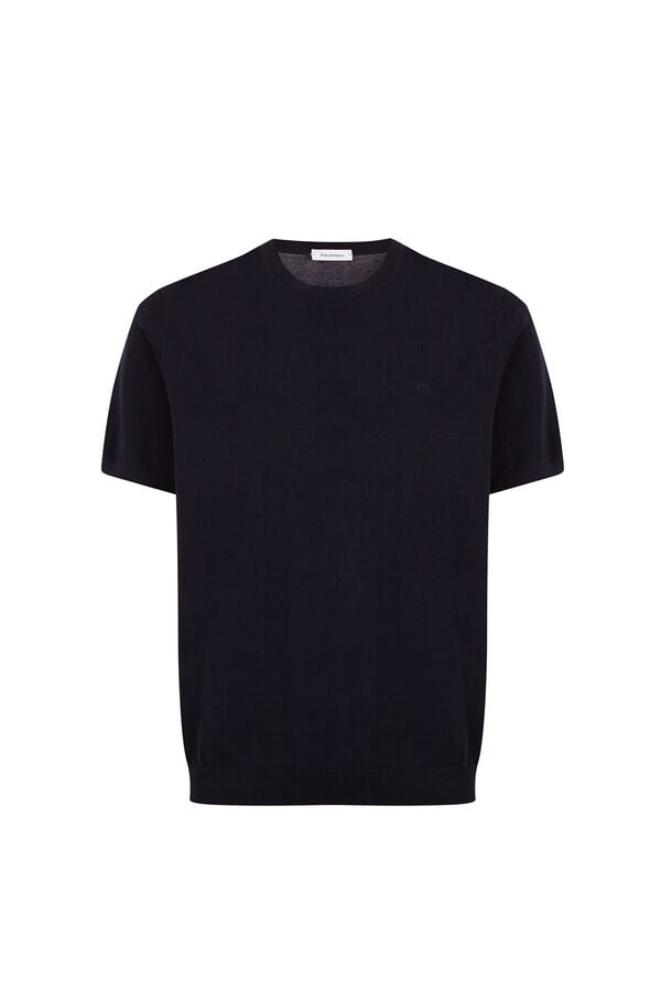 Pedro del Hierro Cotton premium jersey-knit T-shirt Blue
