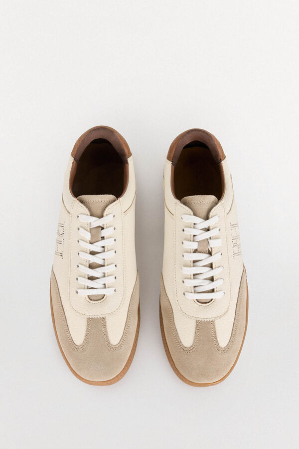 Pedro del Hierro leather sneaker Beige