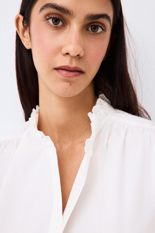Pedro del Hierro Embroidered shirt White
