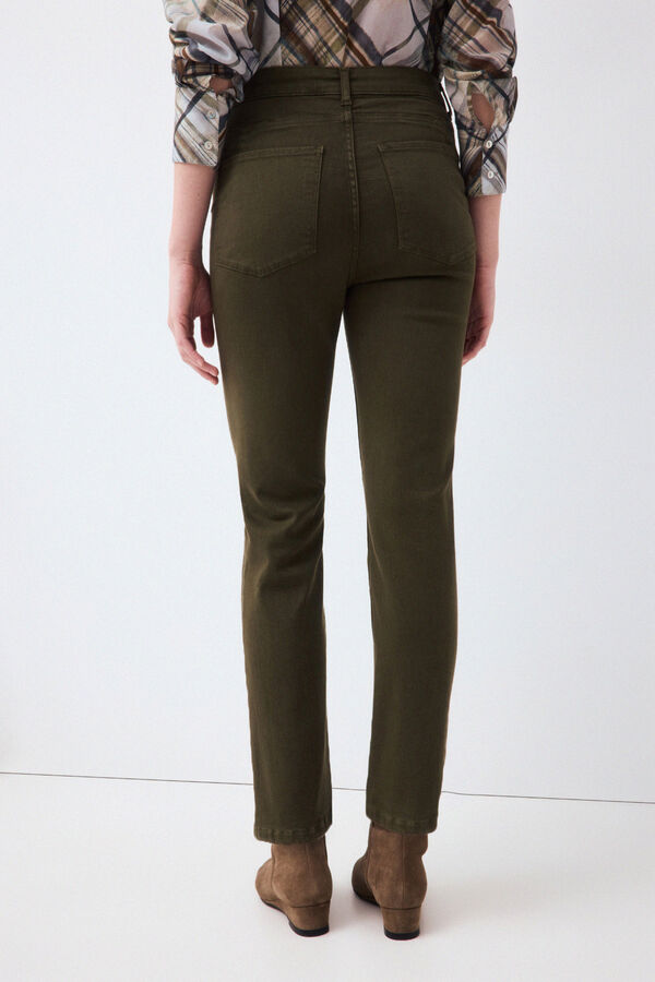 Pedro del Hierro Push up straight basic jeans Green
