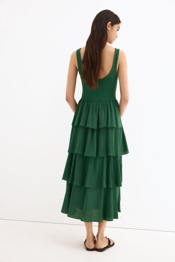 Pedro del Hierro Ballerina dress Green