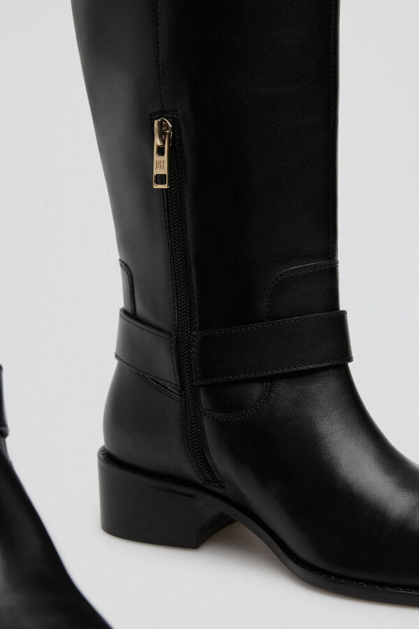 Pedro del Hierro Bota biker negra Negro