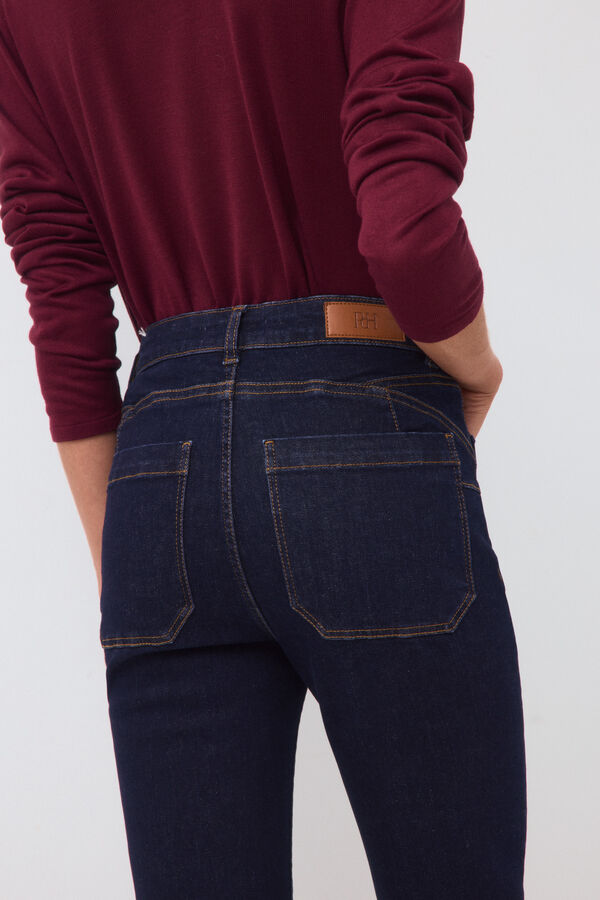 Pedro del Hierro Capri push up flare jeans Blue