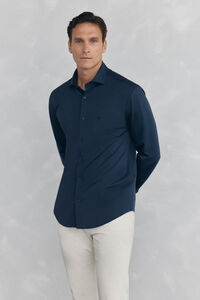 Pedro del Hierro Camisa de malha malha