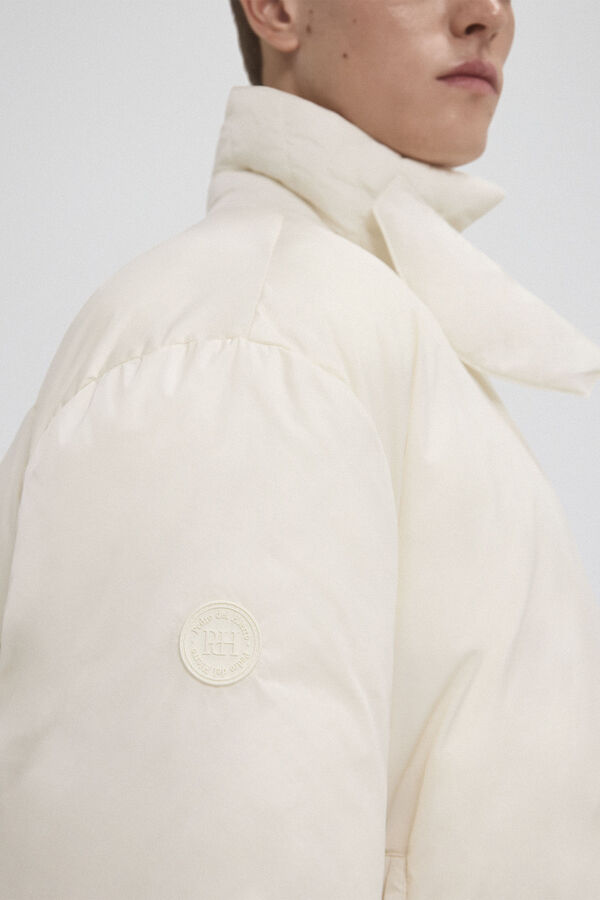 Pedro del Hierro Puffer jacket Ecru
