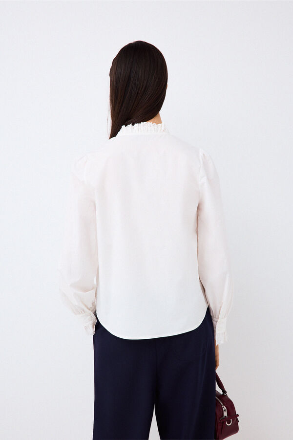 Pedro del Hierro Embroidered shirt White
