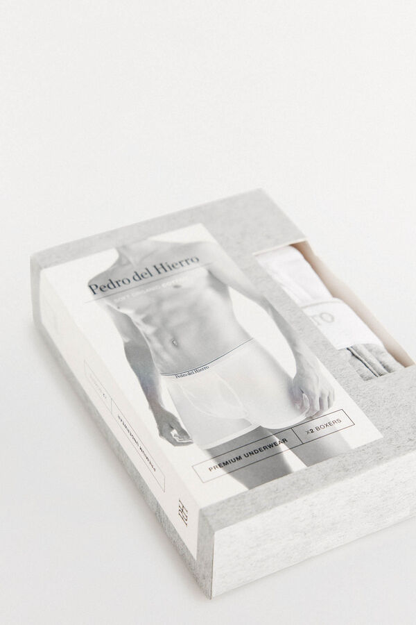 Pedro del Hierro 2-pack jersey-knit boxers White