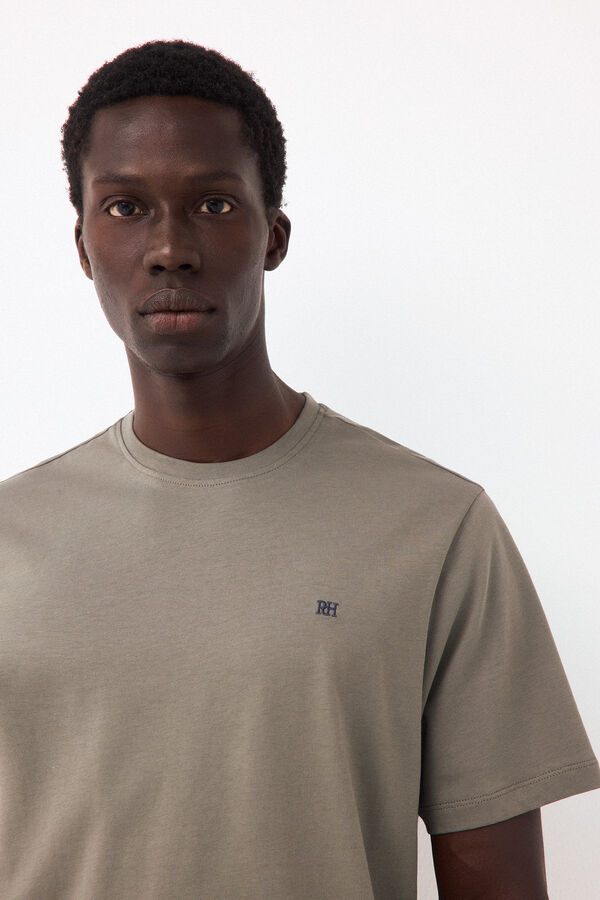Pedro del Hierro Basic T-shirt Green