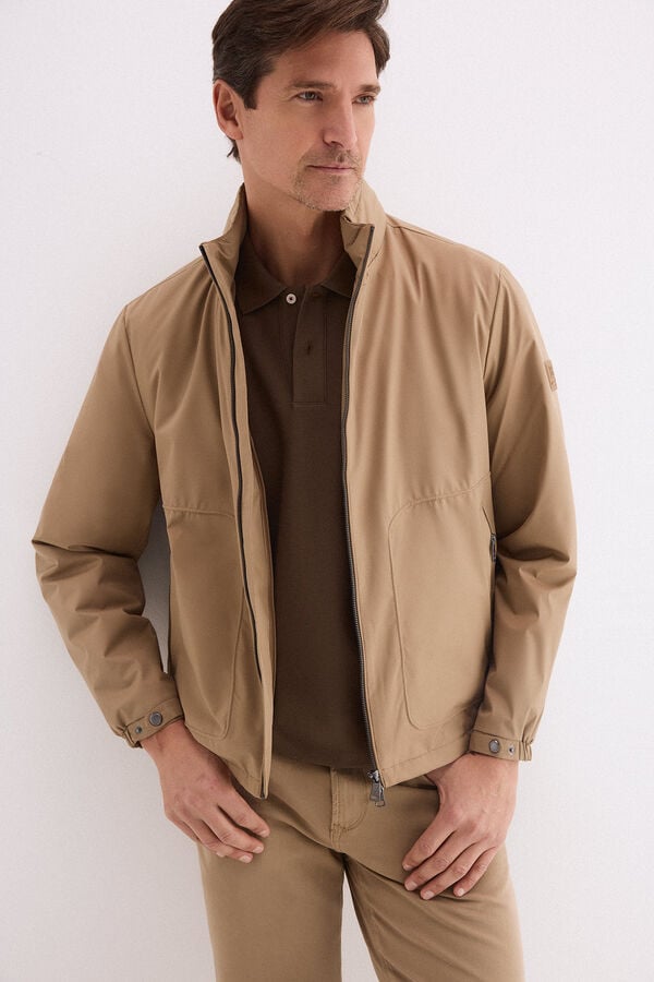 Pedro del Hierro Removable lining jacket Beige