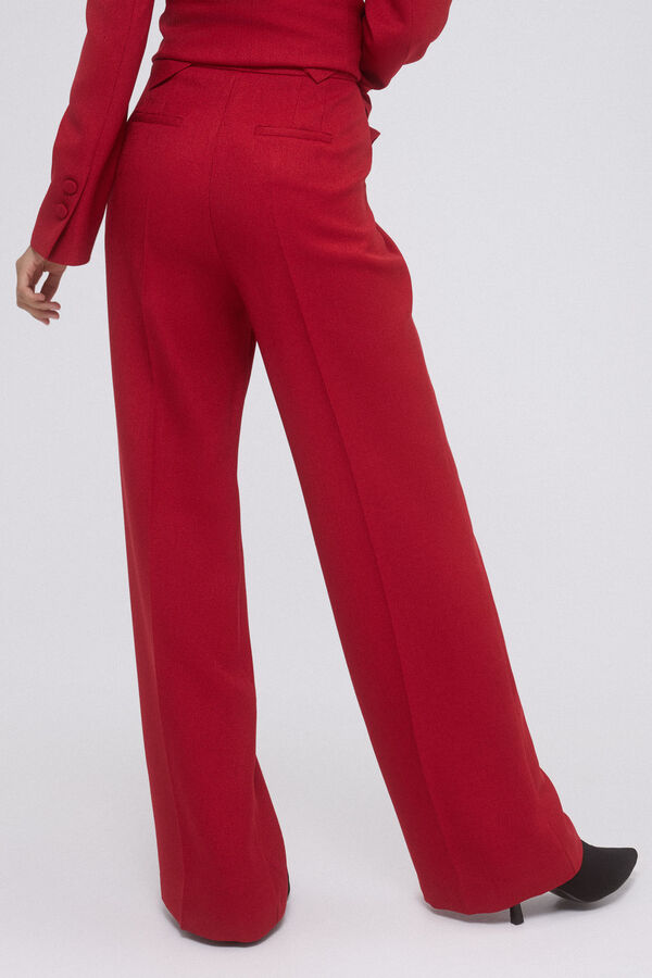 Pedro del Hierro Pantalón traje Rojo