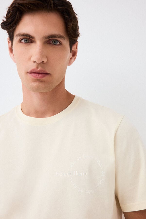 Pedro del Hierro Logo T-shirt Yellow