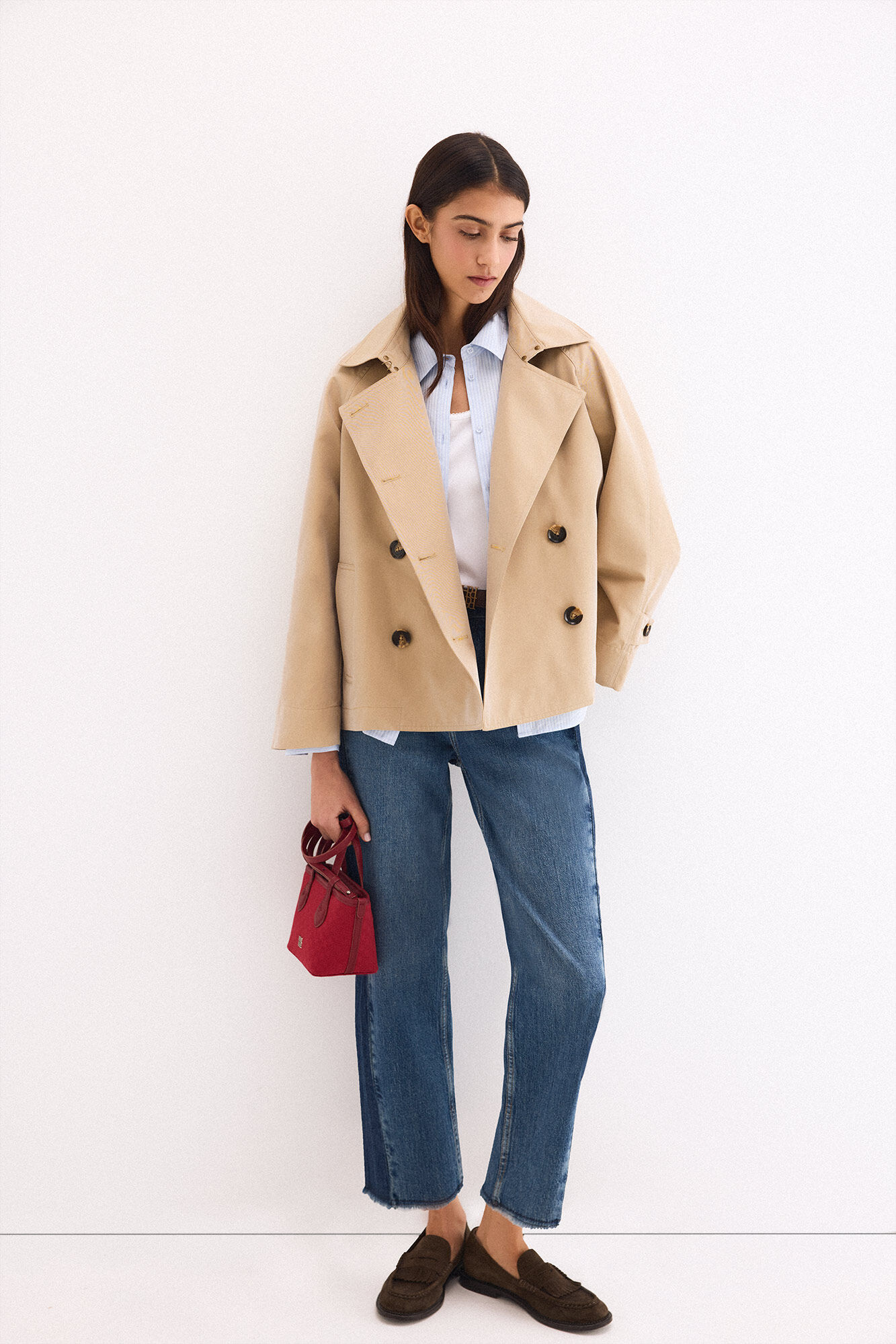 Pedro del Hierro Short trench coat