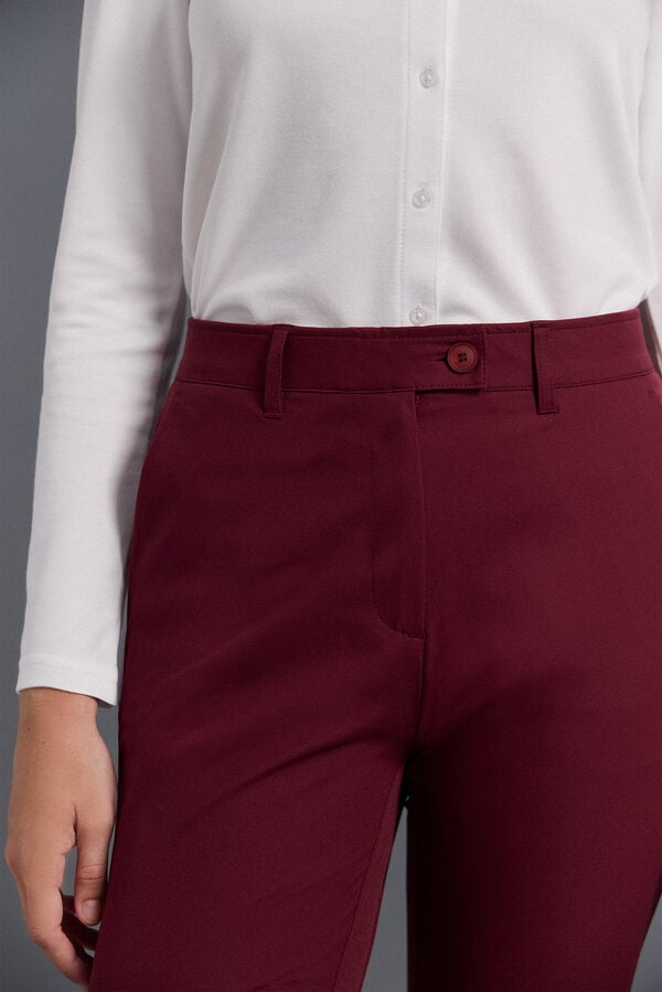 Pedro del Hierro Technical golf chinos pants Red
