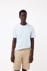 Pedro del Hierro Small logo T-shirt Blue